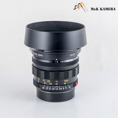 Leica Noctilux-M 50mm/F1.2 ASPH Black Lens Germany 11686 #24036