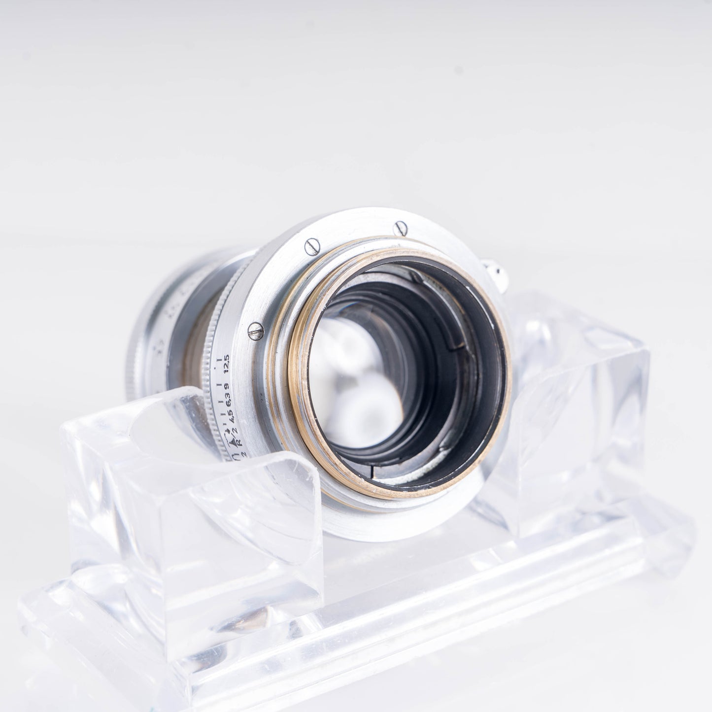 LEITZ Leica Summitar L39 50mm/F2.0 Silver Lens Yr.1940 LTM Germany #11088