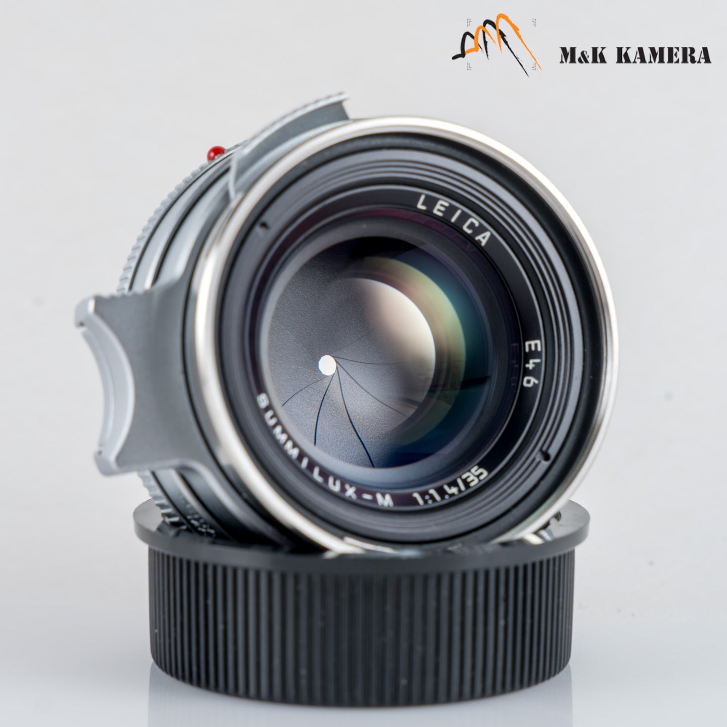 Leica Summilux-M 35mm/F1.4 E46 Steel Rim 2022 Silver Lens Germany 11301 #23977
