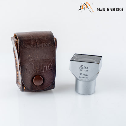 Leica  Viewfinder Silver 3.5cm 35mm SBLOO/12010 #12086