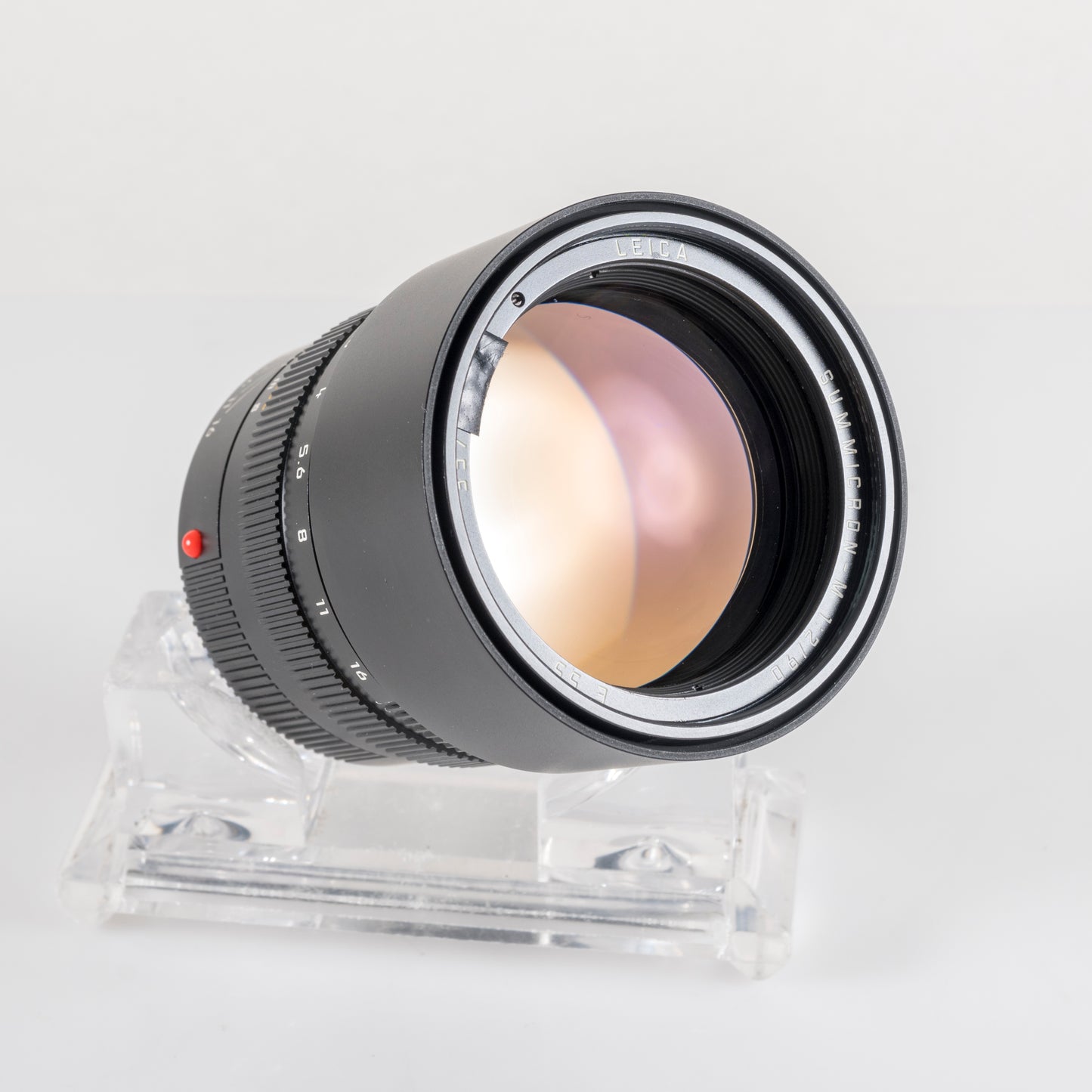 Leica Summicron-M 90mm/F2.0 E55 Pre-Asph/ Ver.II Black Lens Yr.1991 Canada 11136 #23817