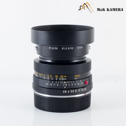 LEITZ Leica Elmarit-R 35mm/F2.8 Ver.I V1 Lens Yr.1966 Germany #68475