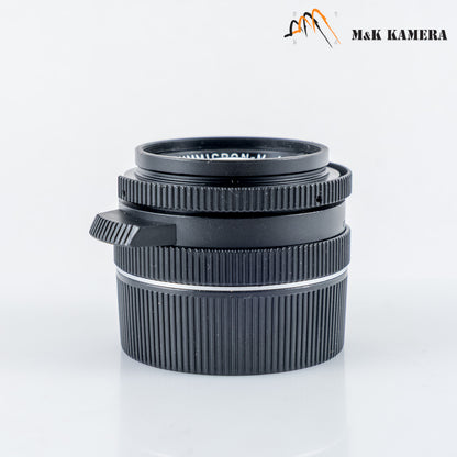 Leica  Summicron-M 35mm/F2.0 Ver.4 7 Elements Black Lens Canada #88746