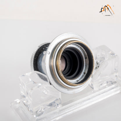 LEITZ Leica Elmar L39 50mm/F3.5 Red Scale Lens Yr.1937 LTM Germany #11563