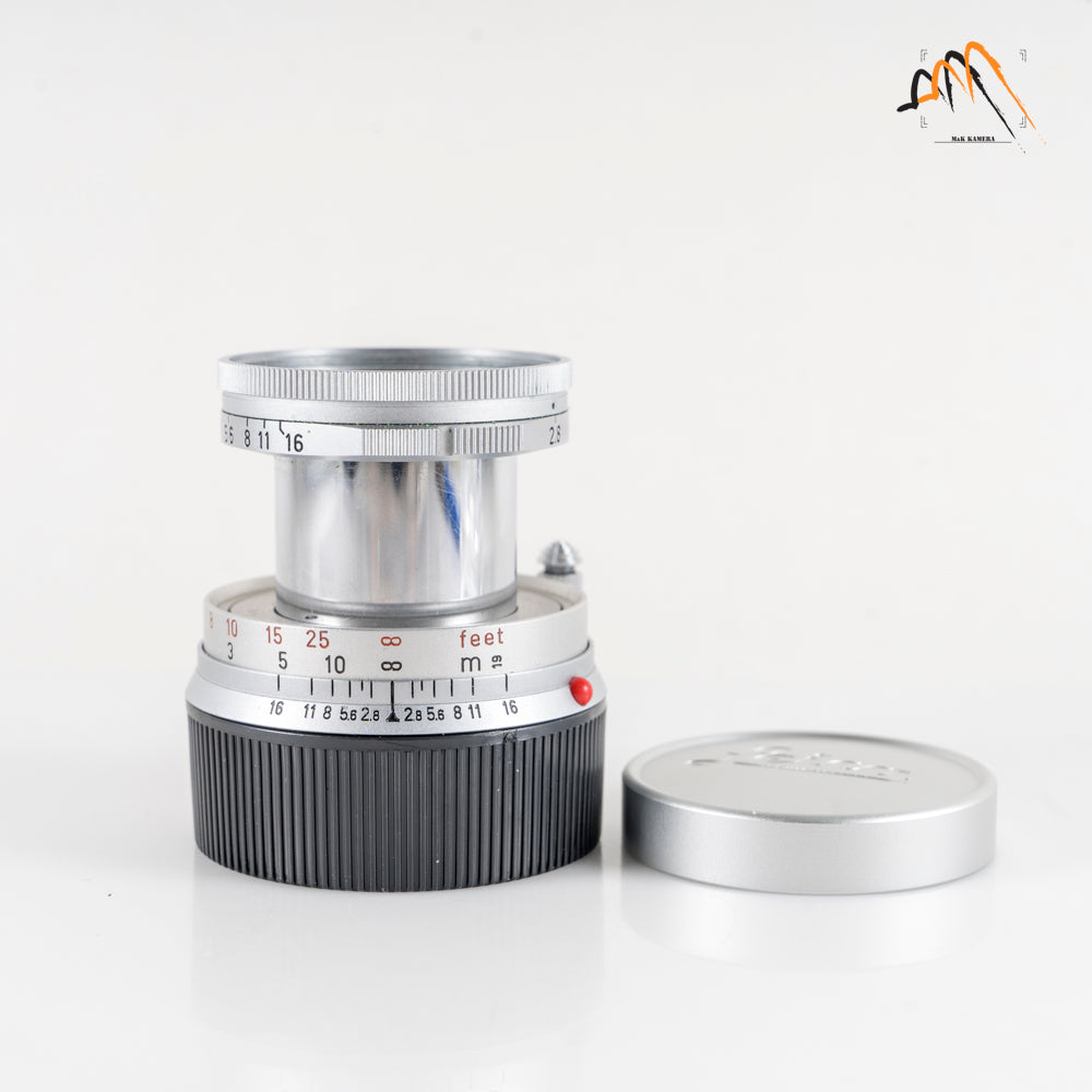 LEITZ Leica Elmar M 50mm/F2.8 Ver.I Silver Lens Yr.1966 Germany #11287