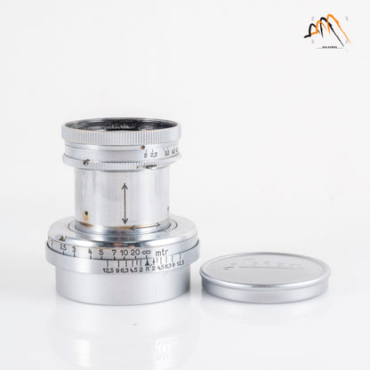 Leica Summar L39 50mm/F2.0 Silver excellent glass condition #23735