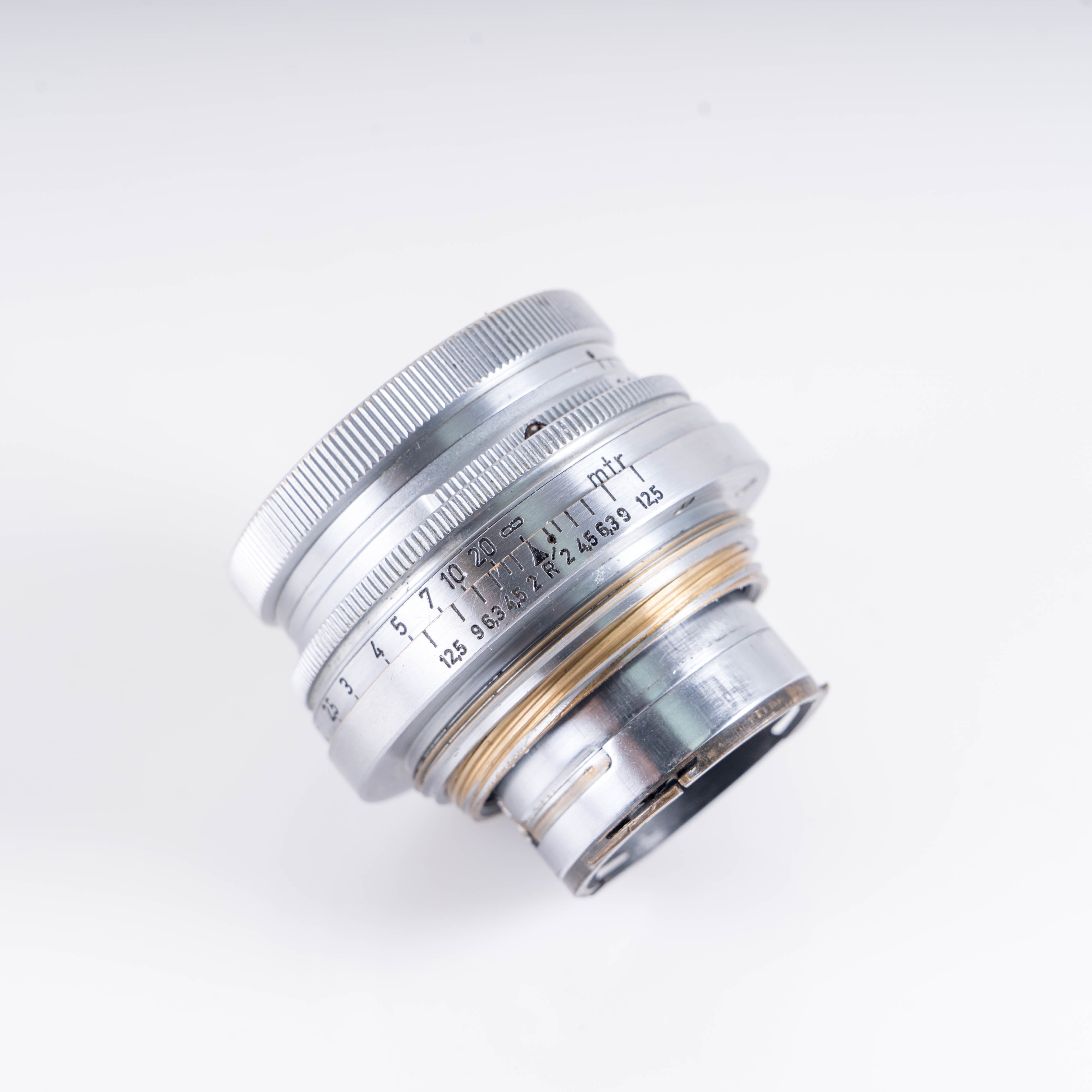 LEITZ Leica Summitar L39 50mm/F2.0 Silver Lens Yr.1940 LTM Germany