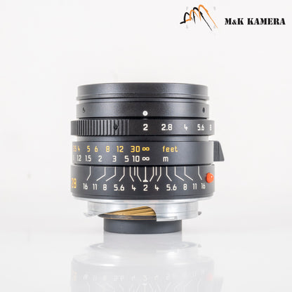 Leica Summicron-M 28mm/F2.0 ASPH Black Lens Yr.2003 Germany 11604 #88734