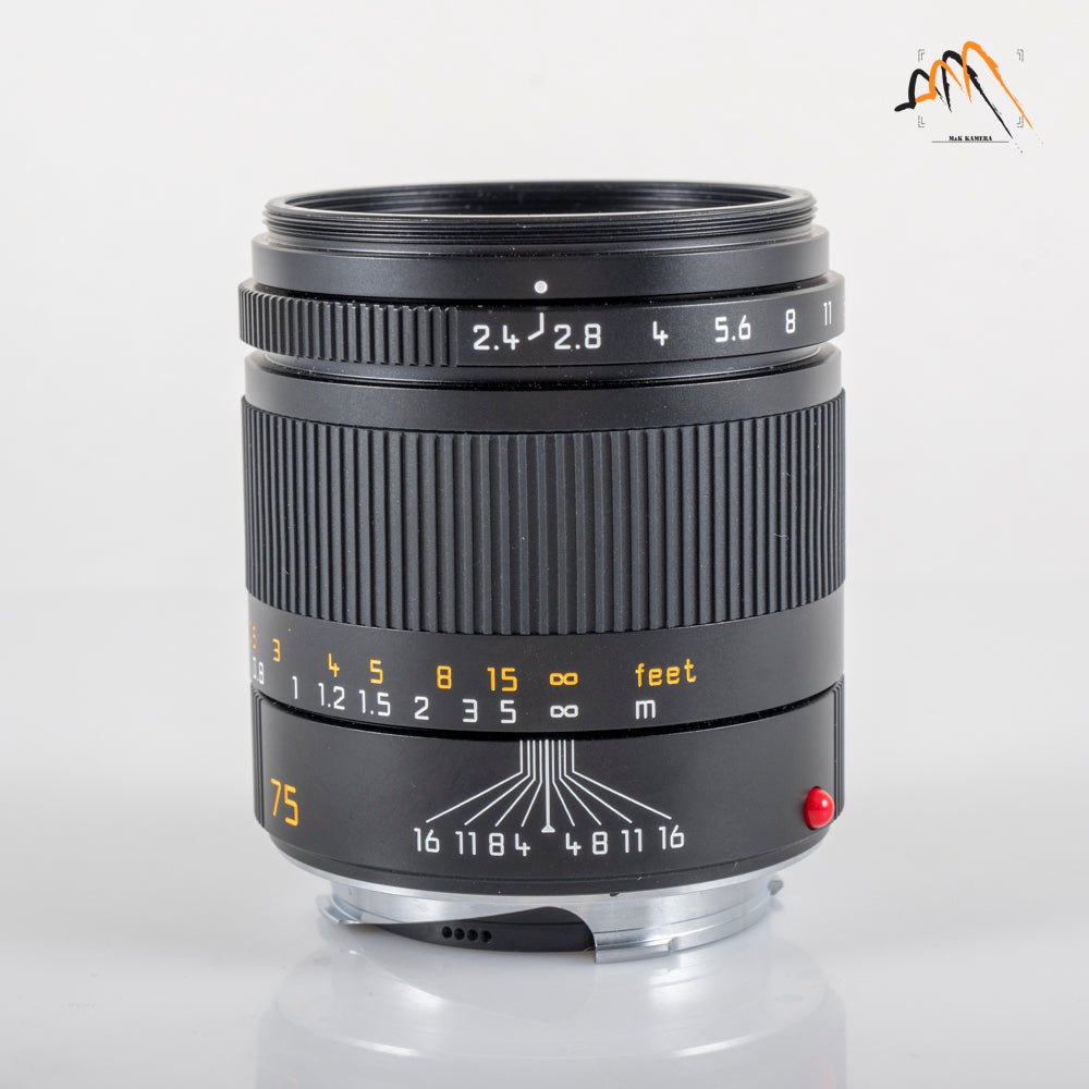 Leica Summarit-M 75mm/F2.4 Black Lens Germany 11682 #11796