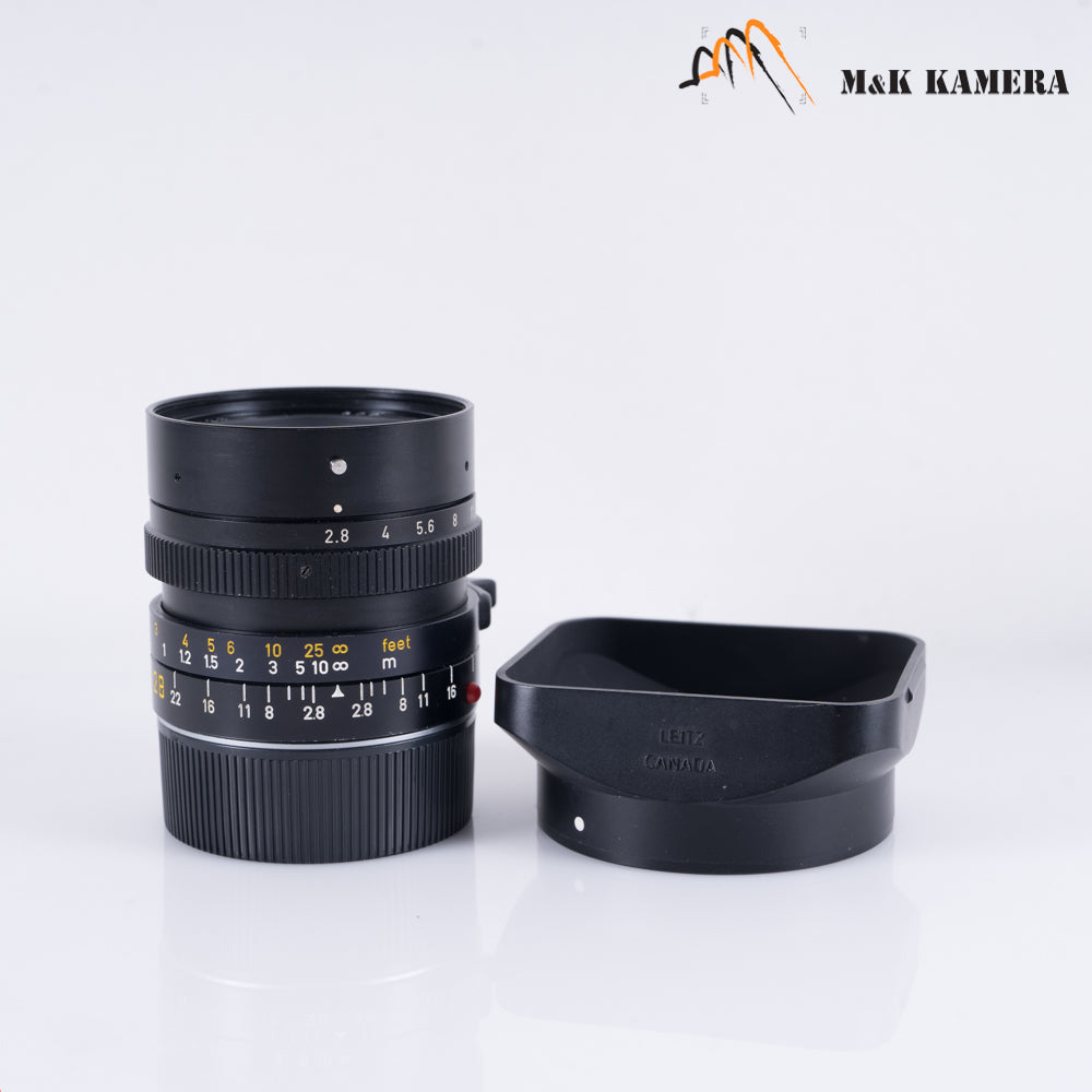 LEITZ Leica Elmarit-M 28mm/F2.8 Ver.III Lens Yr.1983 Canada 11804 #10669