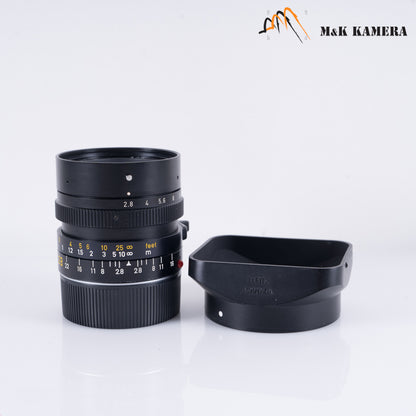 LEITZ Leica Elmarit-M 28mm/F2.8 Ver.III Lens Yr.1983 Canada 11804 #10669