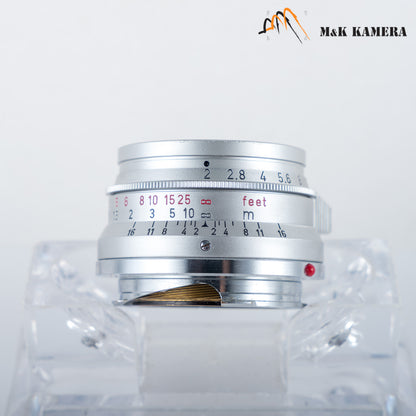 LEITZ Leica Summicron-M 35mm/F2.0 Ver.I 8 Elements Lens Yr.1963 Canada #11762