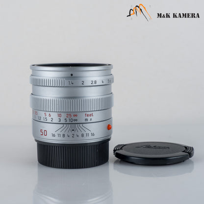 Leica Summilux-M 50mm/F1.4 Pre-A Silver Lens Yr.1999 Germany 11856 #12061