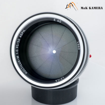 Leica Noctilux-M 50mm/F0.95 ASPH 11667 Silver Lens Germany 11667 #12107