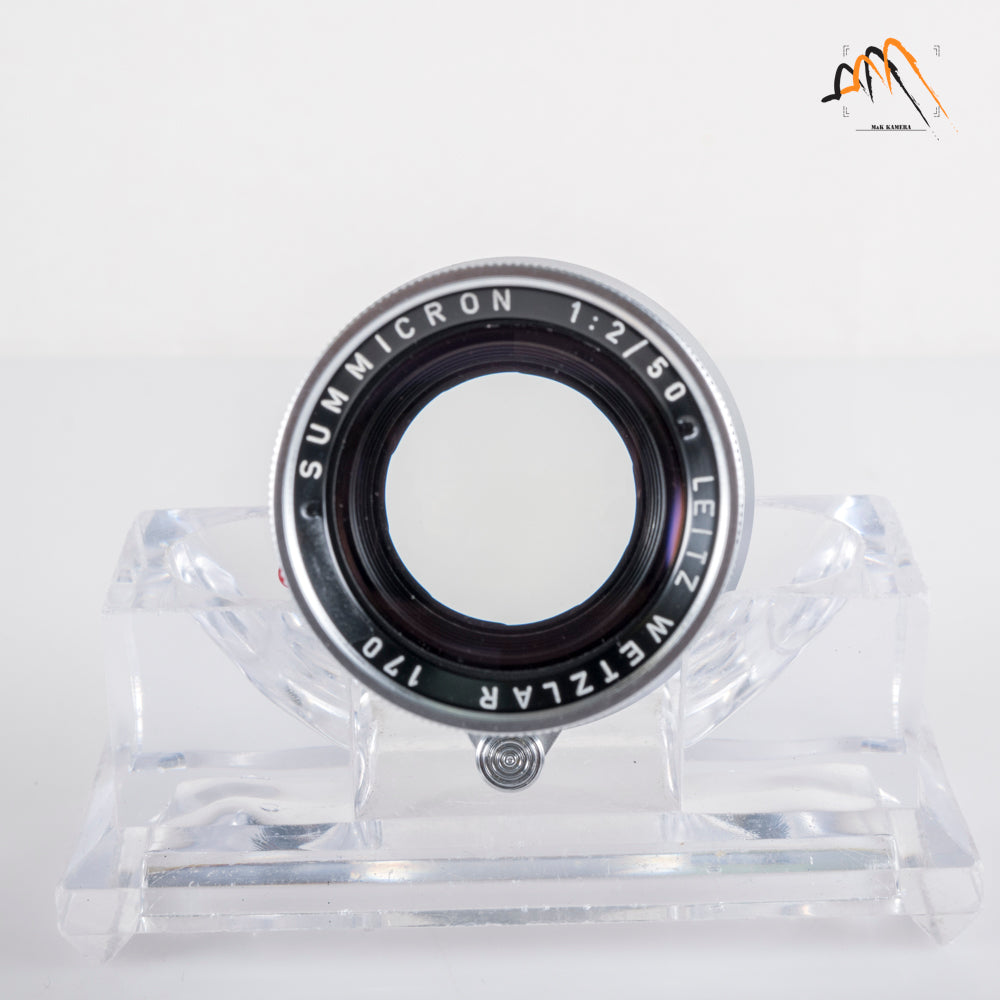 LEITZ Leica Summicron M 50mm/F2.0 Rigid V2 Ver.II Lens Yr.1959 Germany #23749