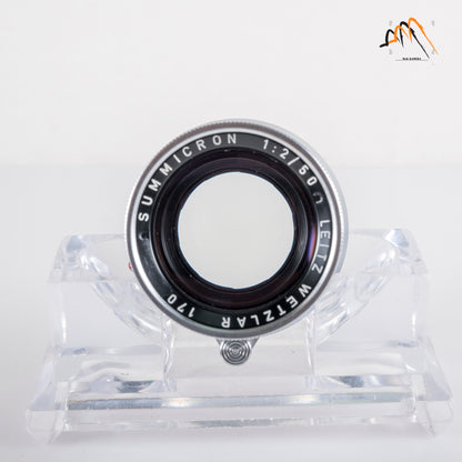 LEITZ Leica Summicron M 50mm/F2.0 Rigid V2 Ver.II Lens Yr.1959 Germany #23749