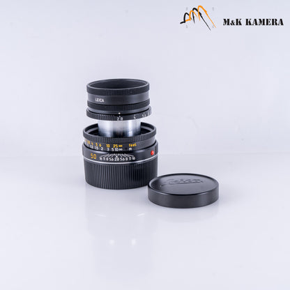 Leica Elmar-M 50mm/F2.8 Ver.II Black Lens Yr.1995 Germany 11831 #69980