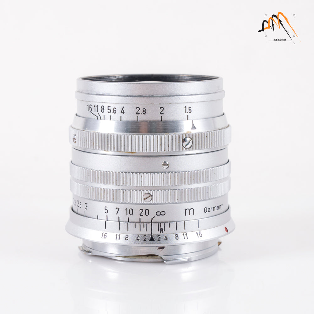LEITZ Leica Summarit M 50mm/F1.5 Silver Lens Yr.1955 Germany