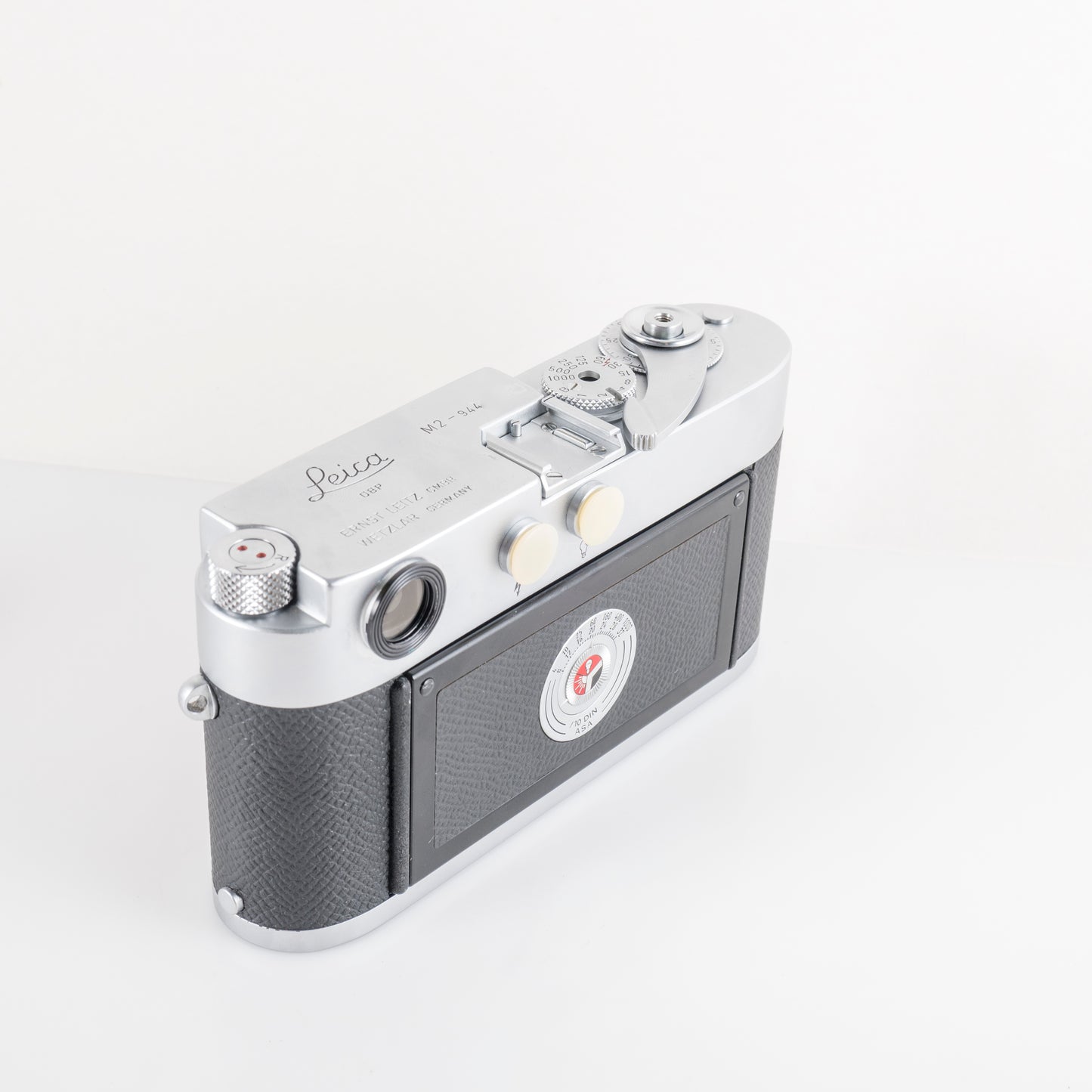Leica M2 Round Button Rewind Silver Film Rangefinder Camera Boxed #11908