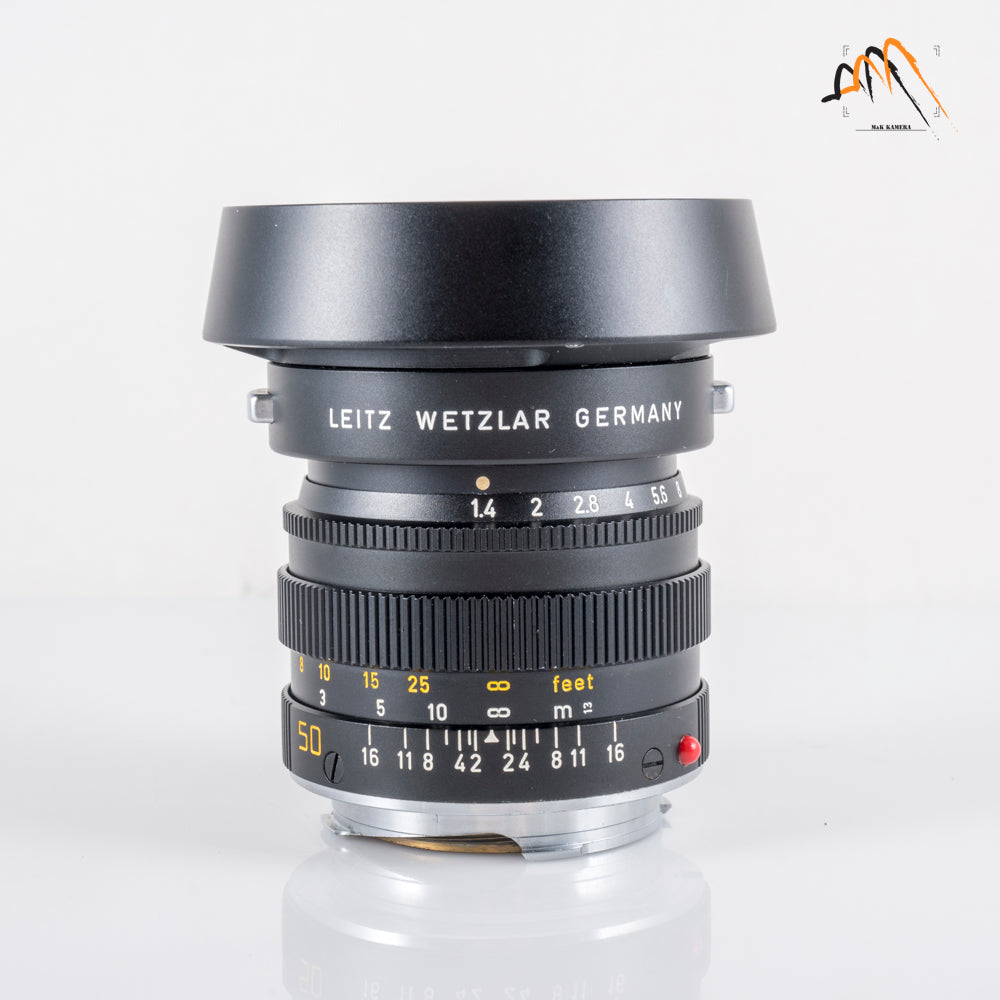 Leica Summilux M 50mm/F1.4 E43 Ver.II V2 Black with hood 12586 11113 #11736