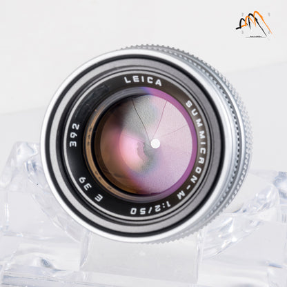 Leica Summicron-M 50mm/F2.0 V Silver Lens Yr.2001 Germany 11816 #23765