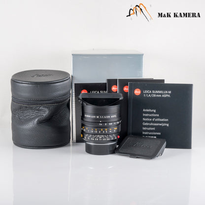 Leica Summilux-M 28mm/F1.4 ASPH 11668 Black boxed 11668 #23905