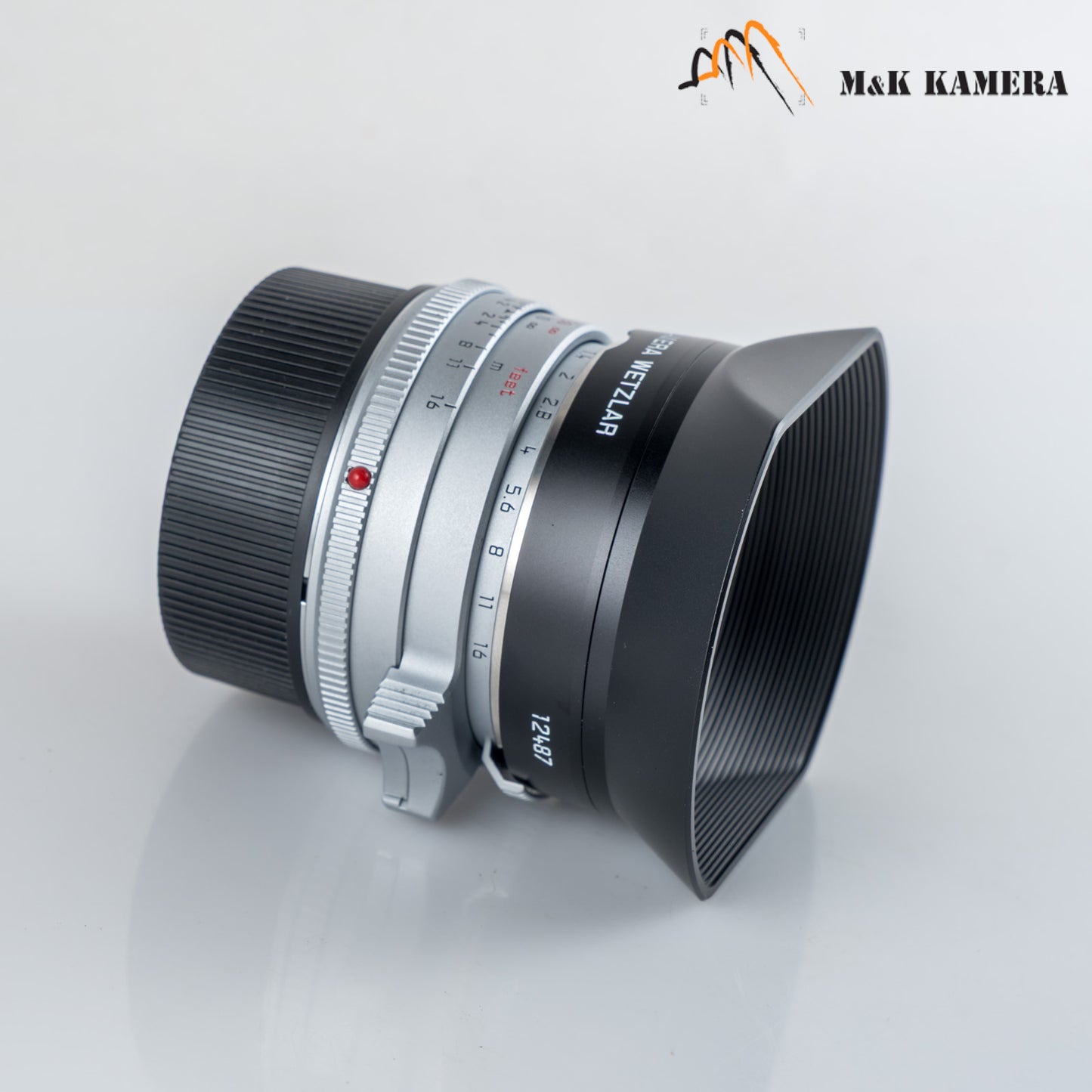 Leica Summilux-M 35mm/F1.4 E46 Steel Rim 2022 Silver Lens Germany 11301 #23998
