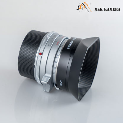 Leica Summilux-M 35mm/F1.4 E46 Steel Rim 2022 Silver Lens Germany 11301 #23998