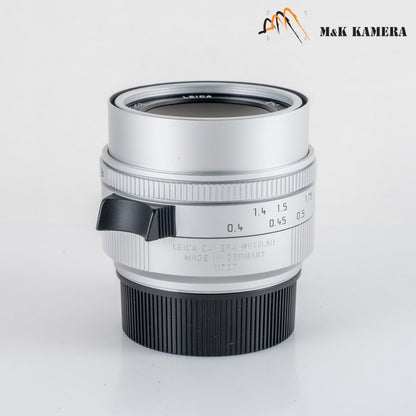 Leica Summilux-M 35mm/F1.4 E46 ASPH/ FLE II Silver Lens Germany 11727 #24010