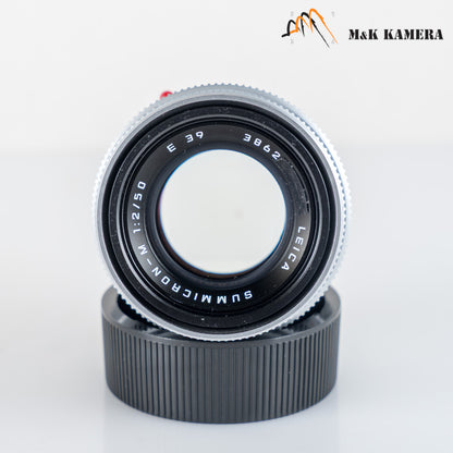 Leica Summicron-M 50mm/F2.0 V Silver Lens Yr.1999 Germany 11816 #23932