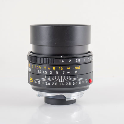Leica Summilux-M 35mm/F1.4 E46 ASPH/ FLE II Black Lens Germany 11726 #23847