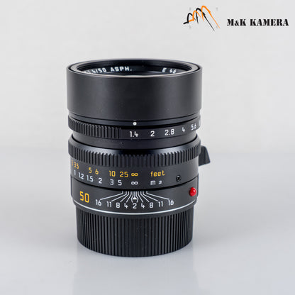 Leica Summilux-M 50mm/F1.4 ASPH Black Lens Germany 11891 #24032