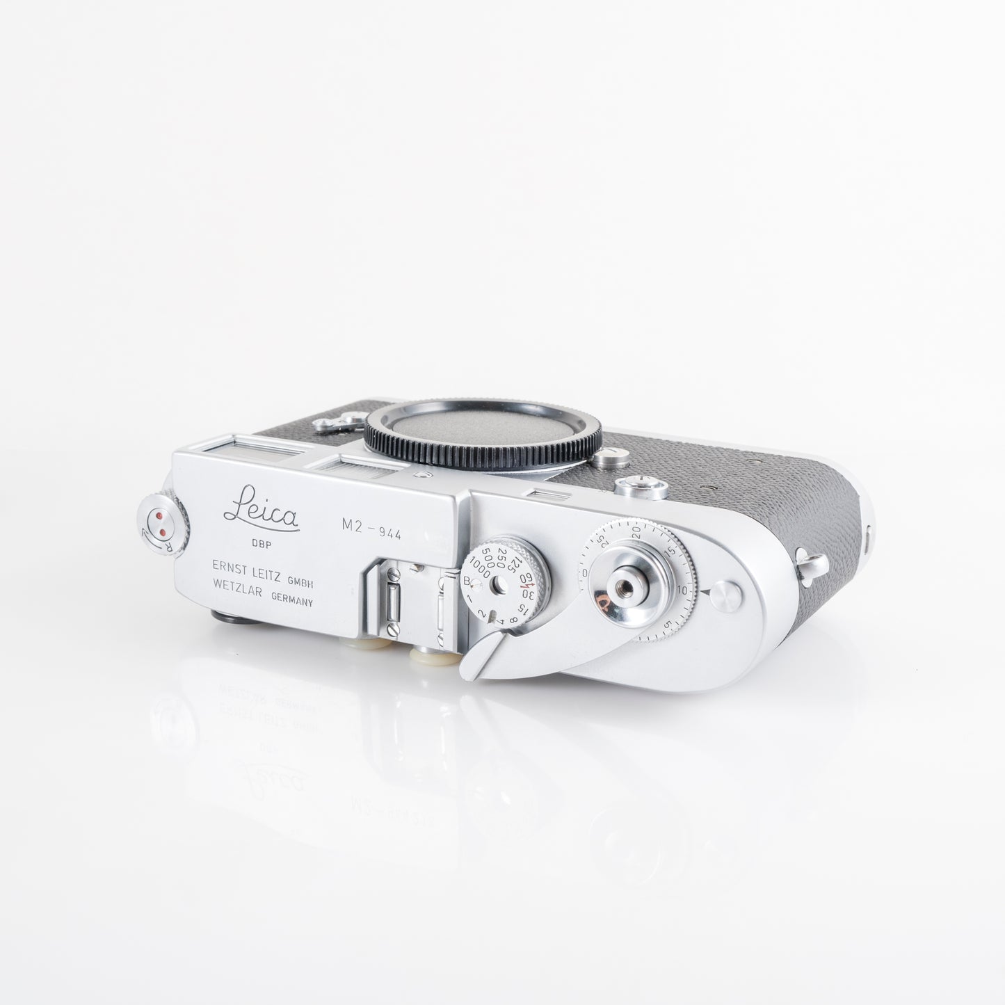 Leica M2 Round Button Rewind Silver Film Rangefinder Camera Boxed #11908
