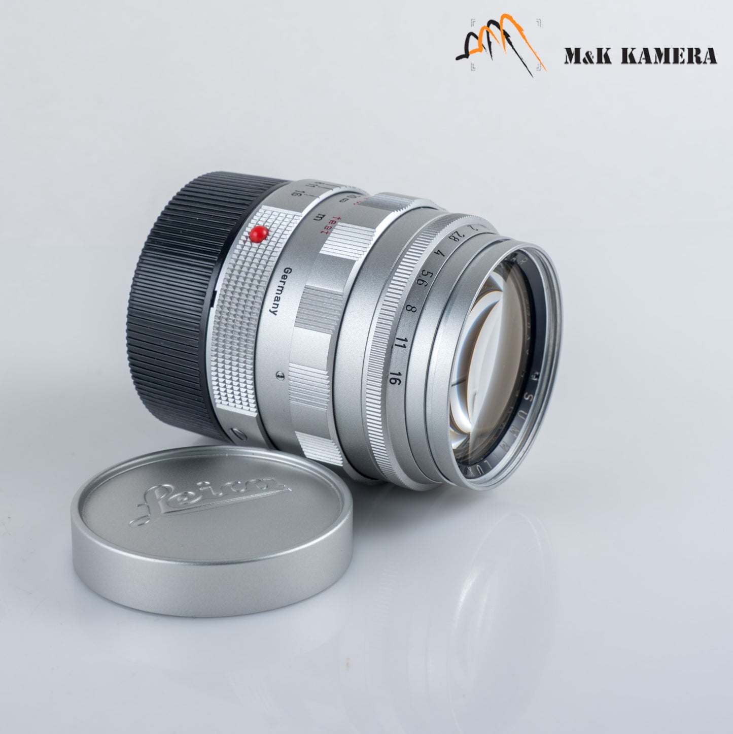 LEITZ Leica Summilux M 50mm/F1.4 Ver.I Silver Lens Yr.1960 Germany 11114 #23700