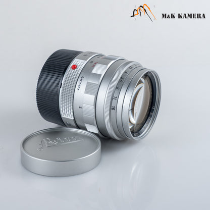 LEITZ Leica Summilux M 50mm/F1.4 Ver.I Silver Lens Yr.1960 Germany 11114 #23700