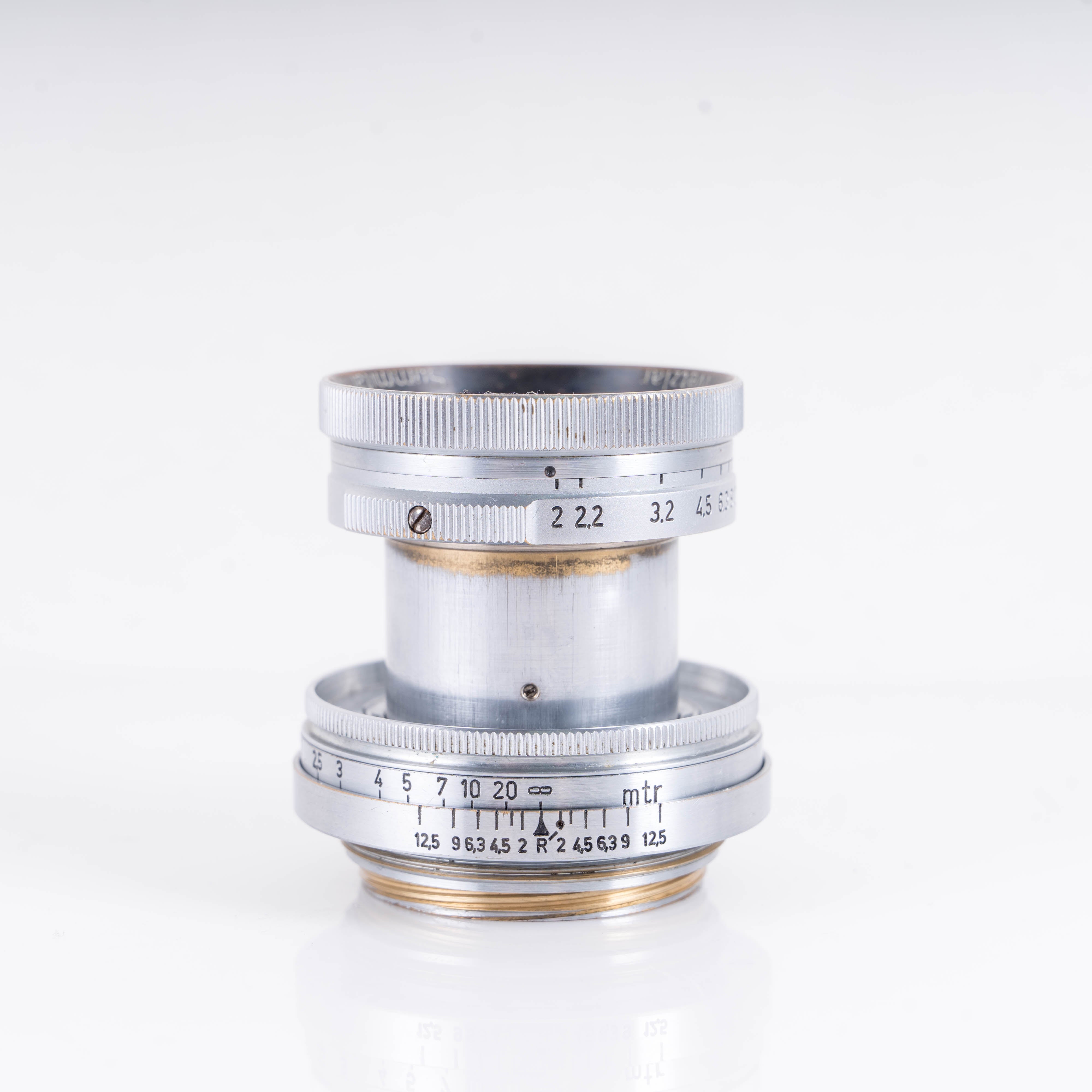 良品 Leica Summitar 50mm F/2 L39 レンズ1949年製 LEITZ Leica Summitar L39 50mm/F2.0 Silver Lens Yr.1940 LTM Germany