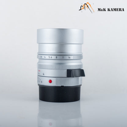 Leica Summilux-M 50mm/F1.4 E46 ASPH Silver Lens Germany 11892 #23971