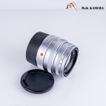 Leica Summicron-M 50mm/F2.0 V Silver Lens Yr.1998 Germany 11816 #22801