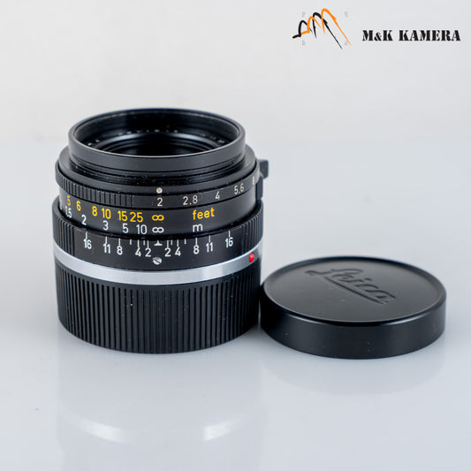 LEITZ Leica Summicron-M 35mm/F2.0 E39 6E/ Elements Lens Yr.1974 Canada #88740