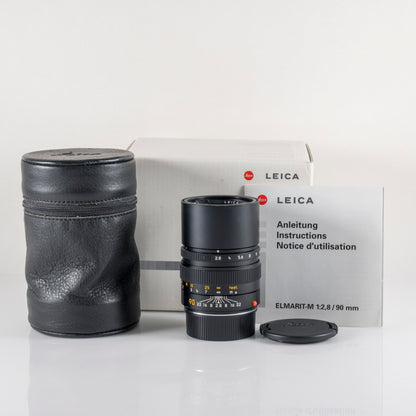 Leica Elmarit-M 90mm/F2.8 E46 Ver.II V2 Black boxed 11807 #11879