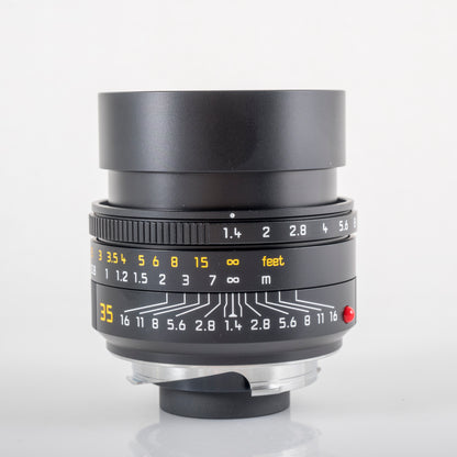 Brand New Leica Summilux-M 35mm/F1.4 E46 ASPH/ FLE II Black Lens Germany 11726 #11726