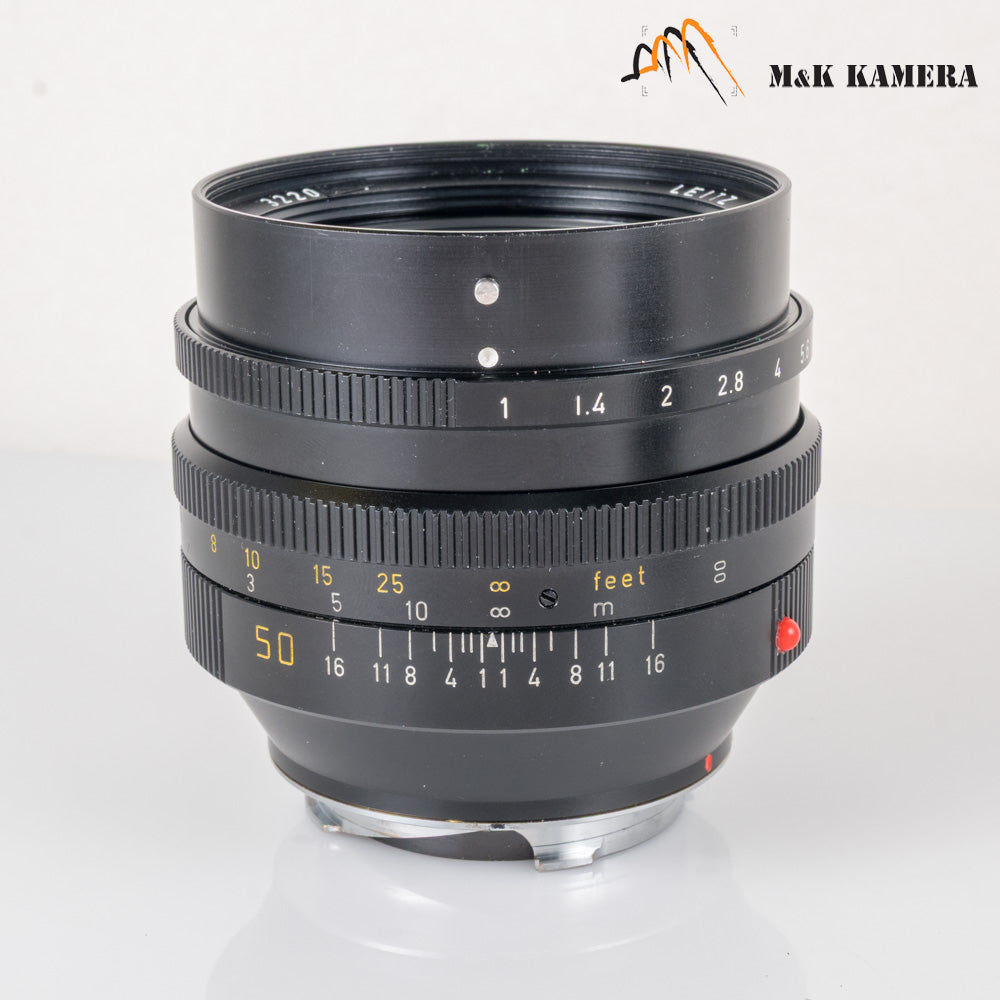 LEITZ Leica Noctilux-M 50mm/F1.0 E60 II Lens Yr.1982 Canada #11462