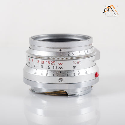 LEITZ Leica Summicron-M 35mm/F2.0 Ver.I 8 Elements Lens Yr.1959 Canada #11616