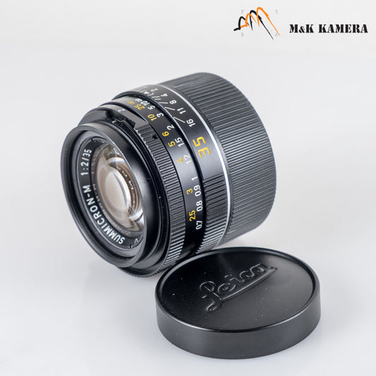 LEITZ Leica Summicron-M 35mm/F2.0 Ver.4 7 Elements Black Lens Yr.1984 Canada 11310 #88773