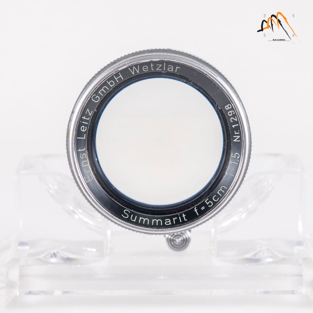 LEITZ Leica Summarit M 50mm/F1.5 Silver Lens Yr.1955 Germany #11297