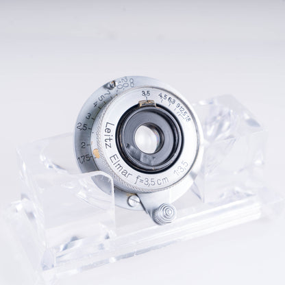 LEITZ Leica Elmar L39 35mm/F3.5 A36 Lens Yr.1933 LTM Germany #10880