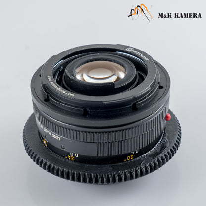Leica Summicron-R 50mm/F2.0 I converted to EOS Sim mod lens mounted 11228 #23842