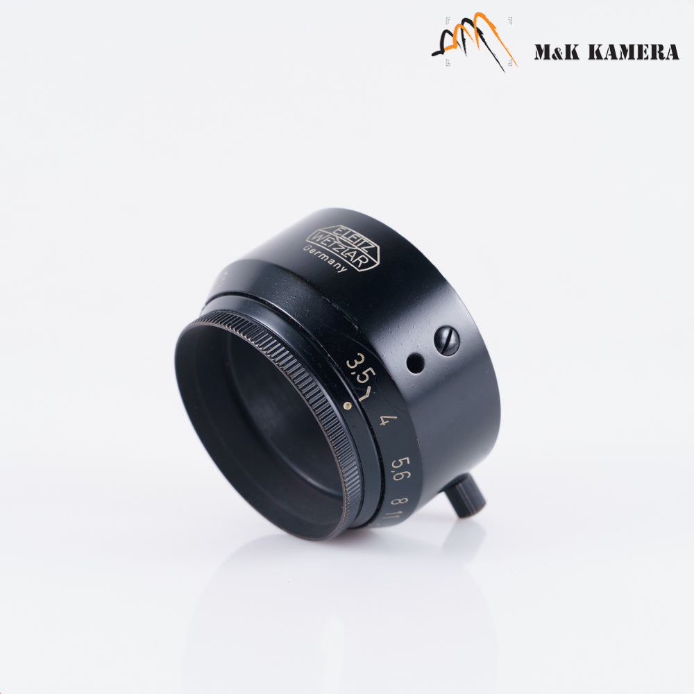 Leica VALOO Black Paint Hood for Elmar 5cm / aperture control #10299