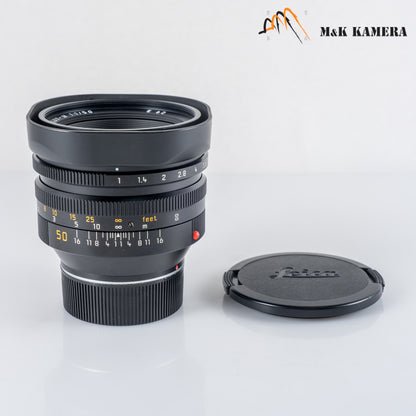 Leica Noctilux-M 50mm/F1.0 E60 V4 Ver.IV Lens Yr.2001 Canada 11822 #12128