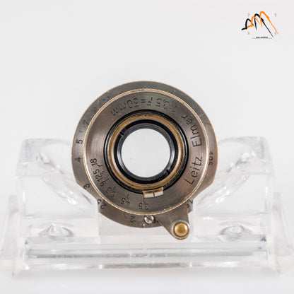 Leica Elmar L39 50mm/F3.5 Nickel plated Lens LTM Germany Nickel #11493